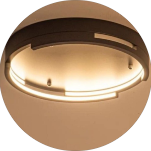 لوستر سقفی حلقه ای کفه دار کد 00180