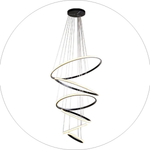 لوستر مدرن سقفی حلقه ای کد00160