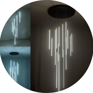 لوستر سقفی خطی استوانه ای کد00164